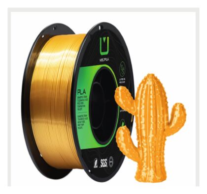 Filamento PLA seda dourado