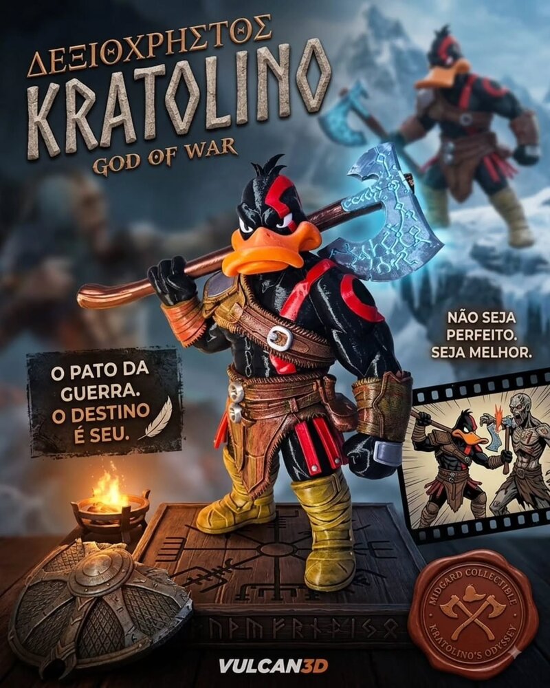 Kratolino, o Pato da Guerra